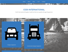 Tablet Screenshot of codi-international.com